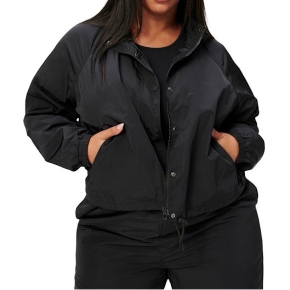 Good American Jackets & Blazers - Good American Essentials Track Jacket